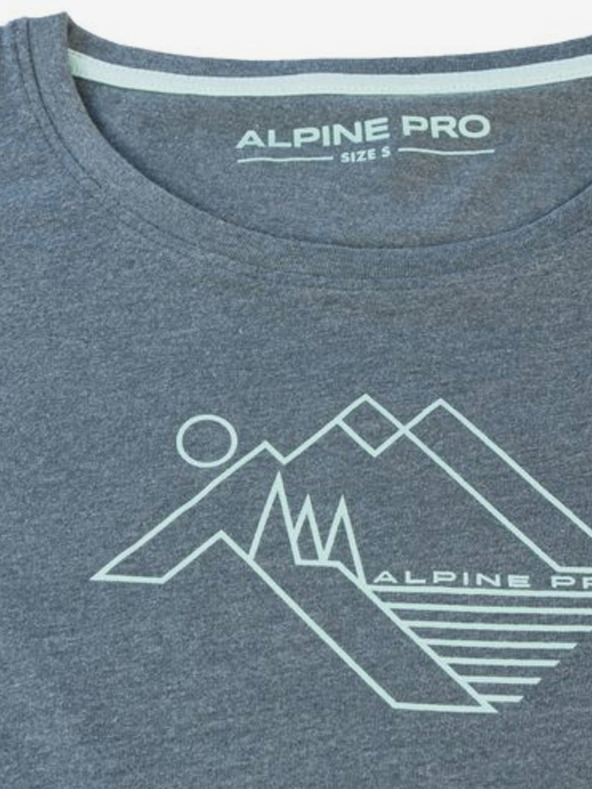 ALPINE PRO Dunkelgraues ALPINE PRO Kefada Damen-T-Shirt