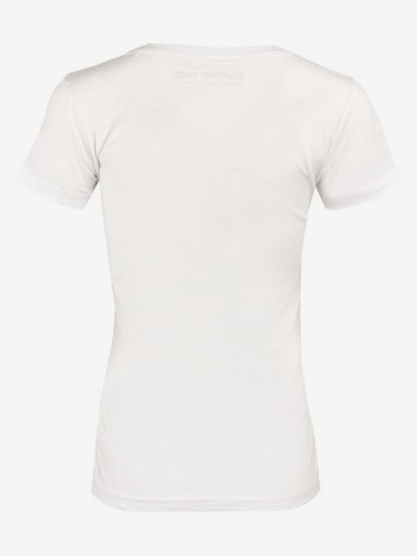 ALPINE PRO Weißes Damen-T-Shirt ALPINE PRO Gabora