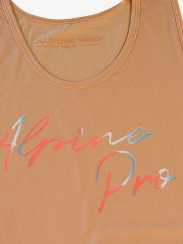 ALPINE PRO Apricotfarbenes Damen-Tank-Top ALPINE PRO Ona