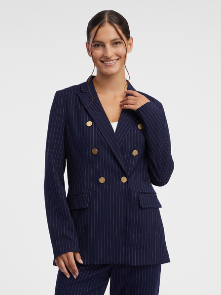 Orsay Dunkelblauer gestreifter Damenblazer ORSAY