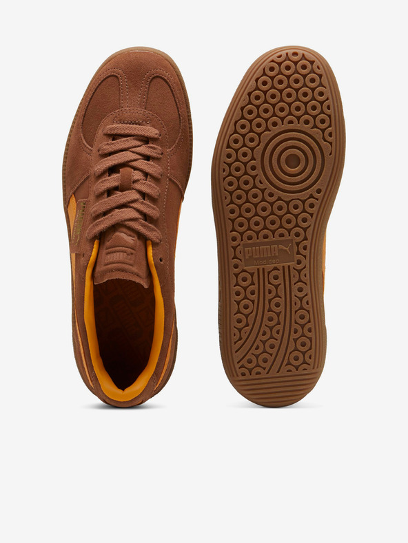 Puma Braune Herren-Sneaker aus Wildleder Puma Palermo