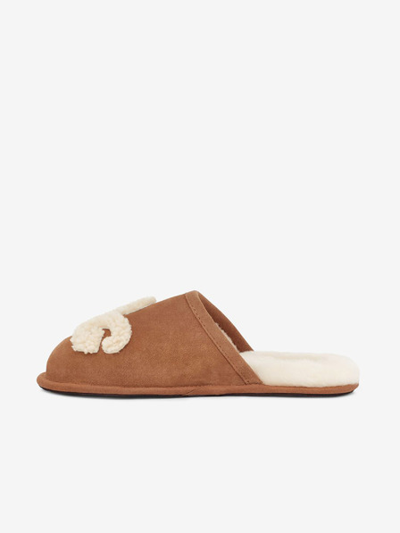 UGG Braune Herren-Wildleder-Hausschuhe UGG Bailey Bow II