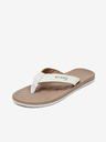 Orsay Weiße und beige Damen-Flip-Flops ORSAY