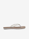 Orsay Weiße und beige Damen-Flip-Flops ORSAY