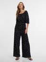 Orsay Schwarzer Damen-Polka-Dot-Overall ORSAY