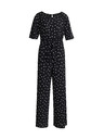 Orsay Schwarzer Damen-Polka-Dot-Overall ORSAY