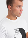 Ombre Clothing Weißes Herren T-Shirt Ombre Kleidung