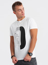 Ombre Clothing Weißes Herren T-Shirt Ombre Kleidung