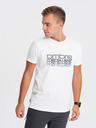Ombre Clothing Weißes Herren T-Shirt Ombre Kleidung