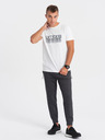 Ombre Clothing Weißes Herren T-Shirt Ombre Kleidung