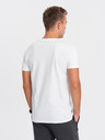 Ombre Clothing Weißes Herren T-Shirt Ombre Kleidung