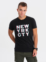 Ombre Clothing Schwarzes Herren-T-Shirt Ombre Clothing