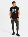 Ombre Clothing Schwarzes Herren-T-Shirt Ombre Clothing