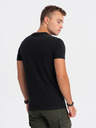 Ombre Clothing Schwarzes Herren-T-Shirt Ombre Clothing
