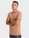 Ombre Clothing Hellbraunes Herren T-Shirt Ombre Kleidung