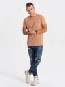 Ombre Clothing Hellbraunes Herren T-Shirt Ombre Kleidung
