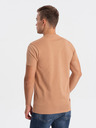 Ombre Clothing Hellbraunes Herren T-Shirt Ombre Kleidung