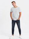 Ombre Clothing Hellgraues Herren-T-Shirt Ombre-Kleidung