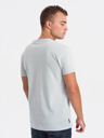 Ombre Clothing Hellgraues Herren-T-Shirt Ombre-Kleidung