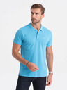 Ombre Clothing Hellblaues Herren-Poloshirt Ombre Clothing