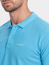 Ombre Clothing Hellblaues Herren-Poloshirt Ombre Clothing