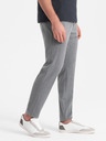 Ombre Clothing Graue karierte Herrenhose Ombre Clothing