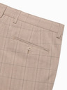 Ombre Clothing Hellbraune Herren-Karohose Ombre Clothing