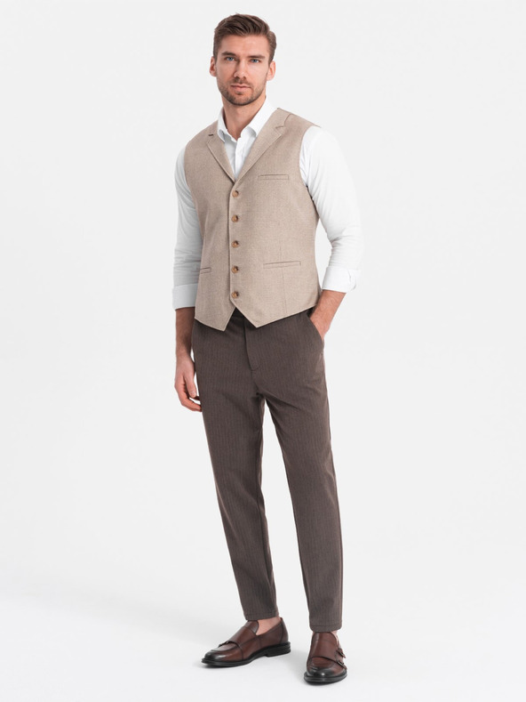 Ombre Clothing Braun Herren Chino Hose Ombre Kleidung