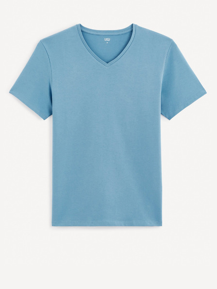 Celio Hellblaues Herren Basic-T-Shirt Celio Neuniv