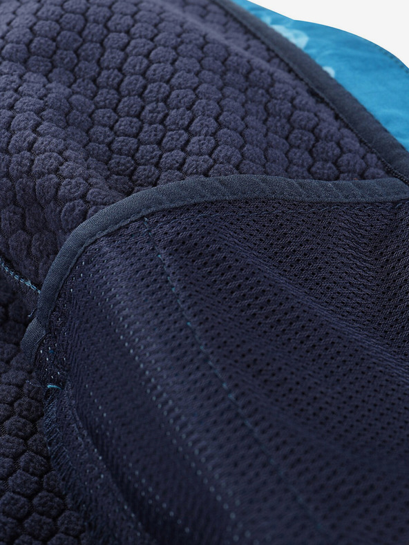 ALPINE PRO Blaue gemusterte Damen-Softshell-Jacke ALPINE PRO HOORA