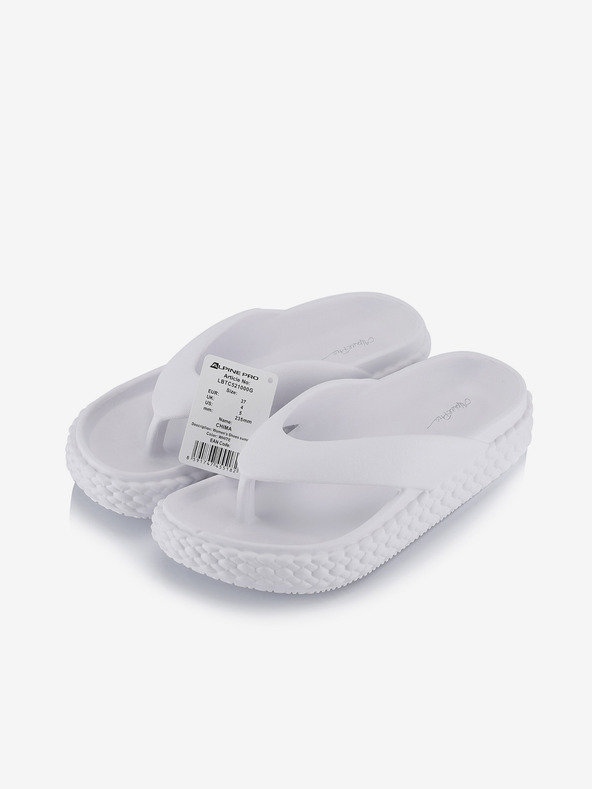 ALPINE PRO Weiße Damen ALPINE PRO Chima Flip Flops