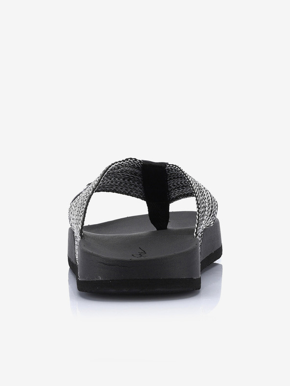 ALPINE PRO Schwarze ALPINE PRO Lauga Damen-Flip Flops