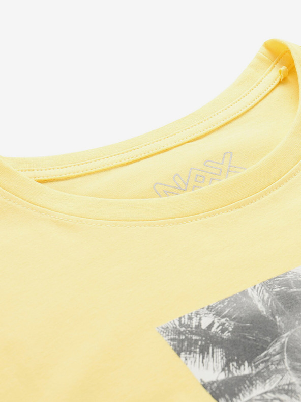 NAX Gelbes Herren-T-Shirt NAX Jurg