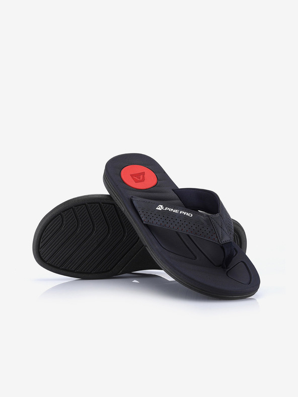 ALPINE PRO Schwarze Herren-Flip-Flops ALPINE PRO Ewan