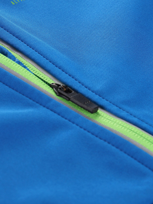 ALPINE PRO Blaue Kinder-Softshell-Jacke ALPINE PRO SPERTO