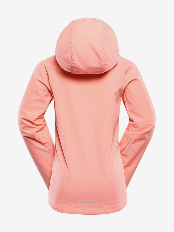 ALPINE PRO Orangefarbene Kinder-Softshell-Jacke ALPINE PRO SPERTO