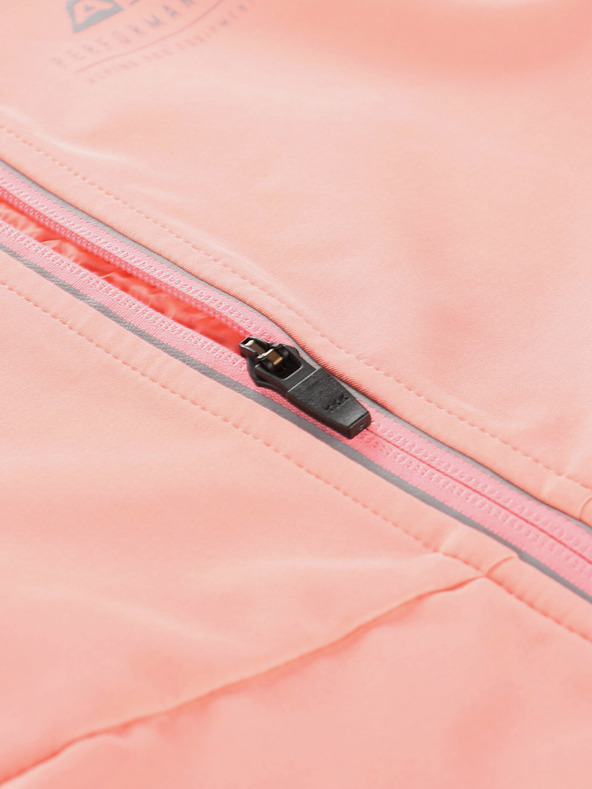 ALPINE PRO Orangefarbene Kinder-Softshell-Jacke ALPINE PRO SPERTO