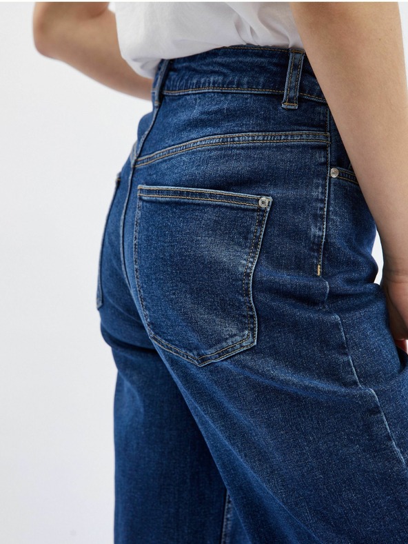 Orsay Dunkelblaue Damenjeans mit ausgestellter Passform ORSAY