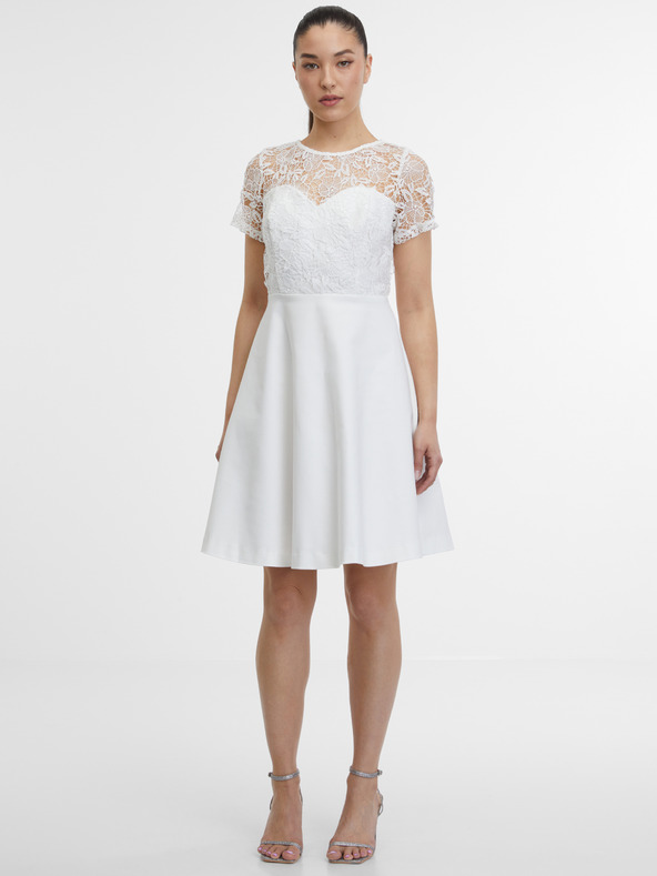 Orsay Weißes Damenkleid ORSAY