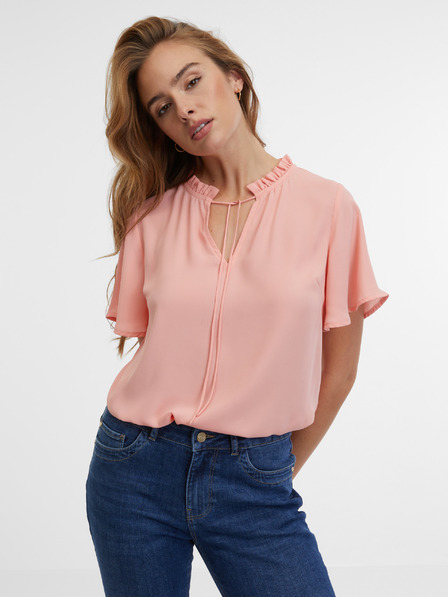 Orsay Rosafarbene Bluse ORSAY