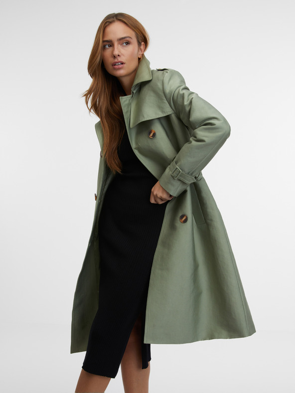 Orsay Khakifarbener Damen-Trenchcoat ORSAY