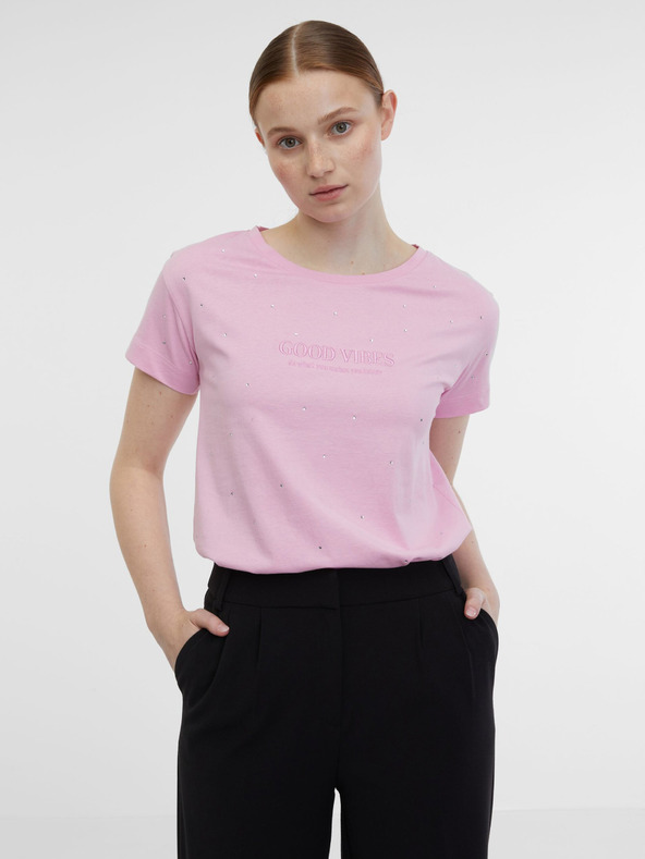 Orsay Rosa Damen-T-Shirt ORSAY