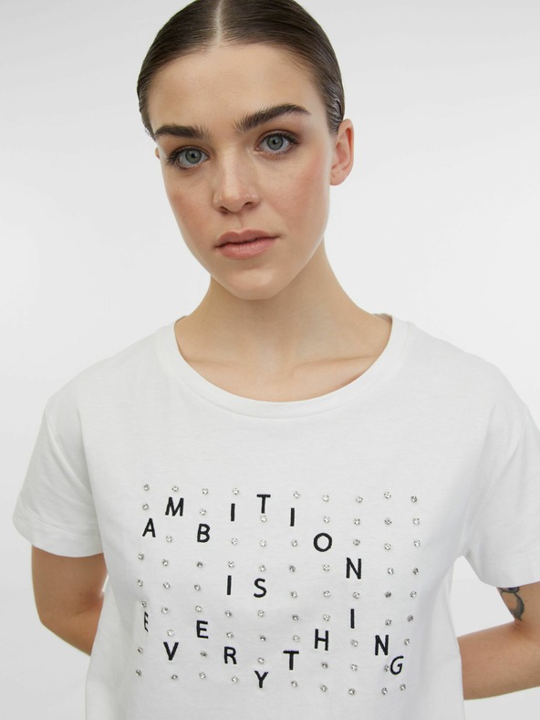 Orsay Weißes Damen T-Shirt ORSAY