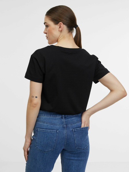 Orsay Schwarzes Damen-T-Shirt ORSAY