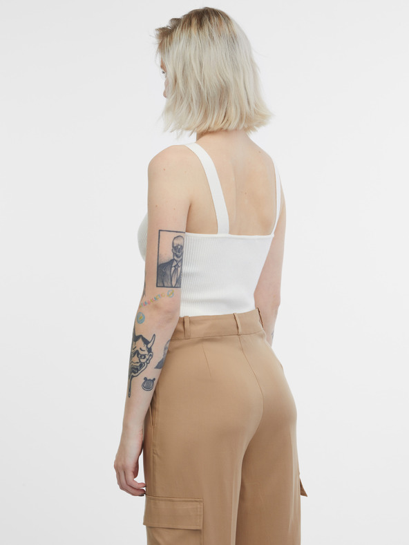 Orsay Cremefarbenes Damen-Top ORSAY