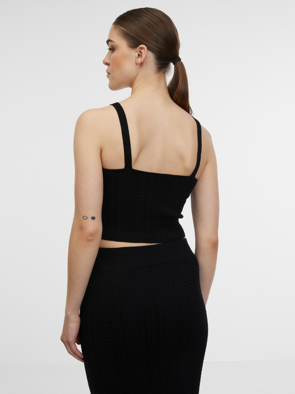 Orsay Schwarzes Damen-Top ORSAY