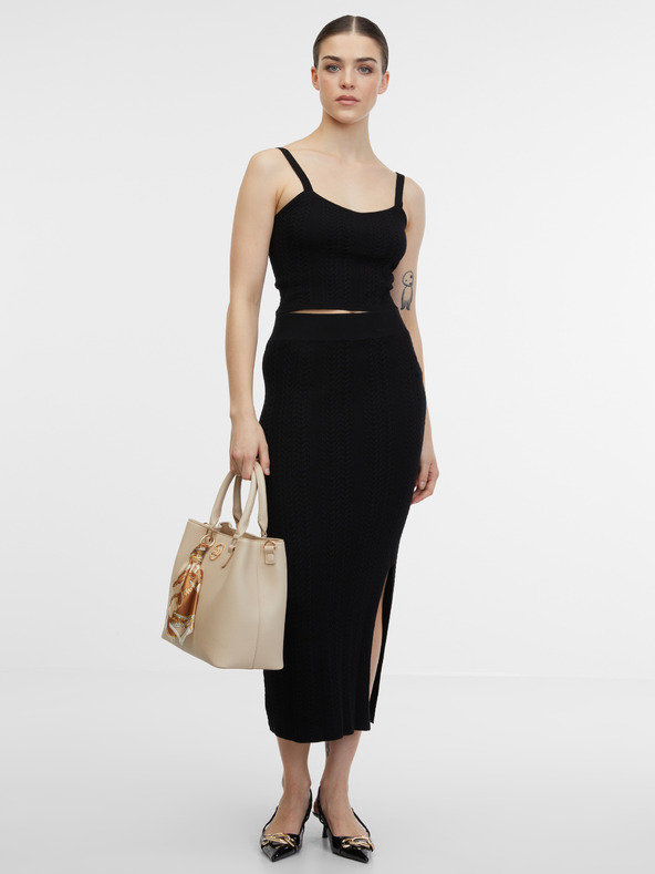 Orsay Schwarzes Damen-Top ORSAY