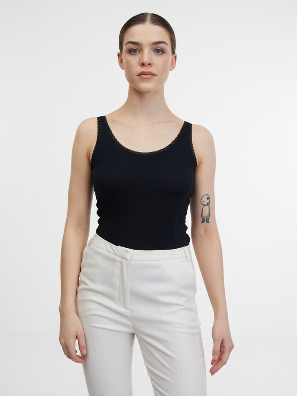 Orsay Schwarzes Damen-Top ORSAY