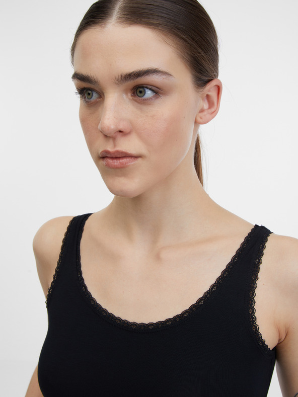 Orsay Schwarzes Damen-Top ORSAY