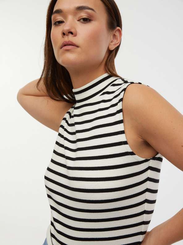 Orsay Schwarz-weiß gestreiftes Damenoberteil ORSAY